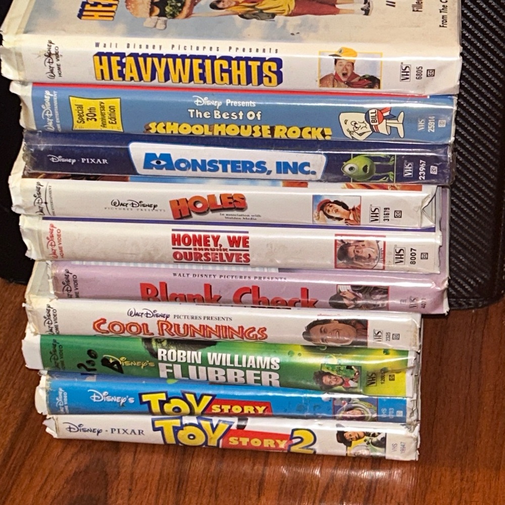 Walt Disney Classic 90’s Y2K VTG VHS Clamshell Lot of 10 Collectibles Nostalgia